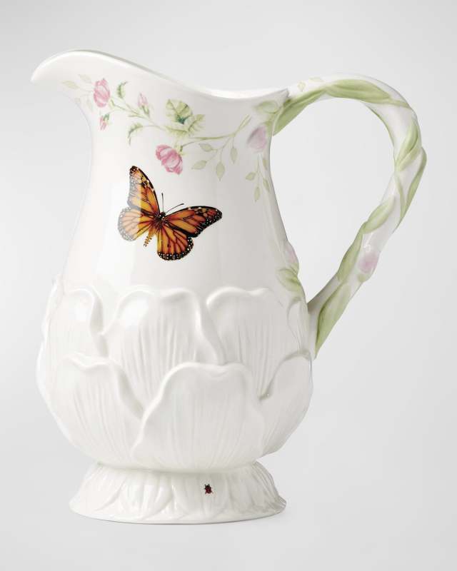 Butterfly Meadow Floral Pitcher